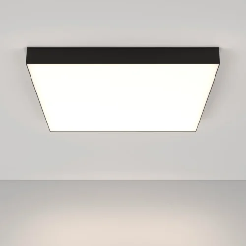 Светильник потолочный LED Zon C032CL-90W4K-SQ-B Maytoni белый 1 , основание чёрное в стиле хай-тек современный  фото 4